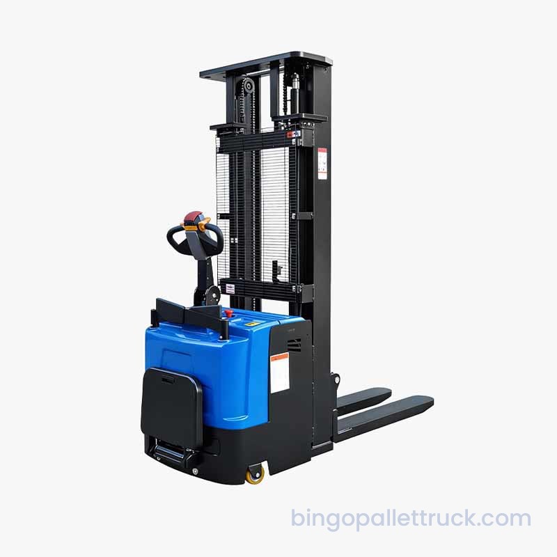 3000kg Heavy Duty EPS Electric Stand-on Stacker for Logistics